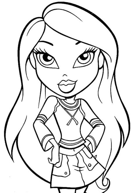 Bratz Coloring Pages Free Coloring Pages