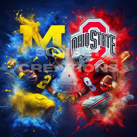 Michigan VS Ohio State PNG Bundle - Etsy