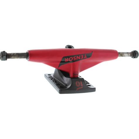 Tensor Trucks Maglight Low Red Black Skateboard Trucks 50 Hanger 7