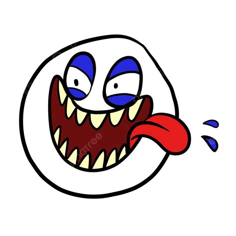 Smirking Clipart Transparent Png Hd Wretched Smirk White Emoticon Pack