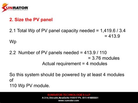 Designing Solar Pv Systems Rooftops Ppt