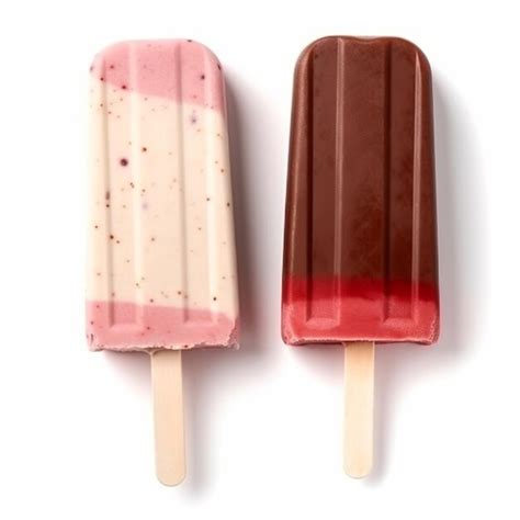 Premium Ai Image Two Ice Creams With One That Has The Word Ice Cream