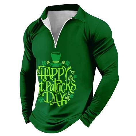 Susanny Mens St Patricks Day Shirts Big And Tall Button Down Long