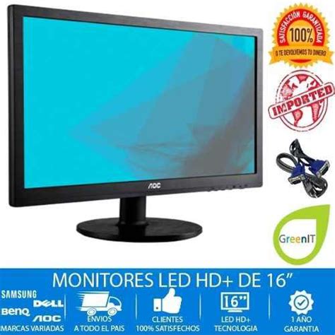 Monitor Led 16 Lg Samsung Dell Hp Lenovo Aoc Viewsonic Benq En Peru