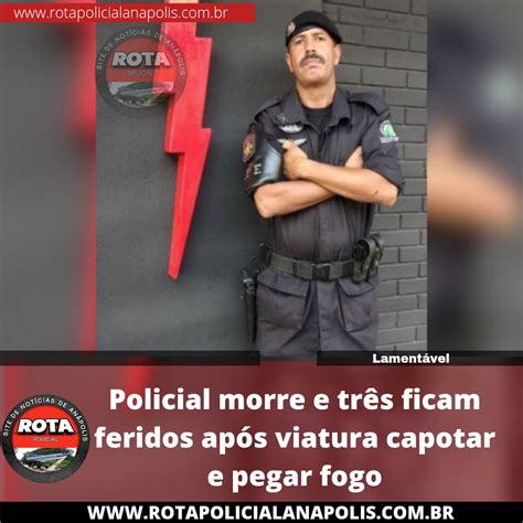 Policial morre e três ficam feridos após viatura capotar e pegar fogo