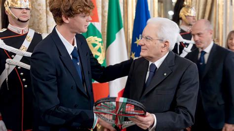 Festa Al Quirinale Per La Coppa Davis E Sinner A Mattarella In Regalo