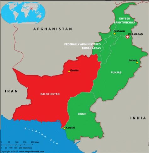 Balochistan Province of Pakistan: Facts on its Geography and Economy