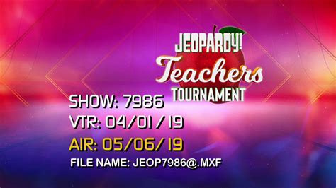 Mr. Video Productions - Jeopardy! 2019 Teachers Championship