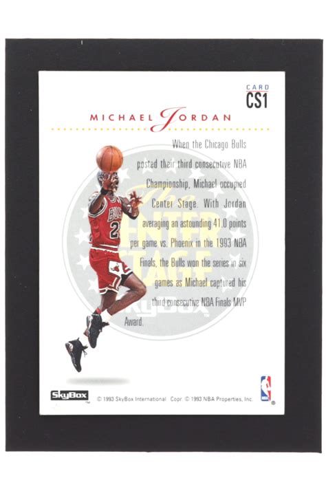 Michael Jordan 1993 94 SkyBox Premium Center Stage CS1 Pristine Auction