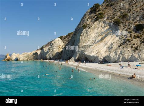 Lalaria Beach Skiathos Greece Stock Photo Alamy