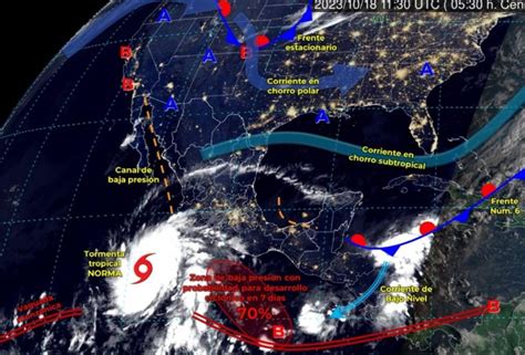 Otis el ciclón tropical que amenaza al Pacífico detrás de Norma