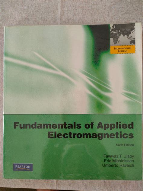 Fundamentals Of Applied Electromagnetics Sixth Edition Hobbies