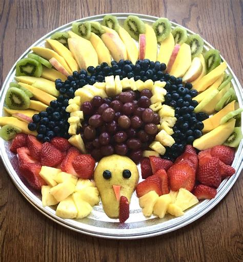 How To Make A Fruit Turkey Platter No Plate Like Home