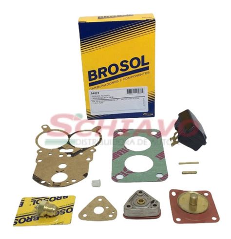 Kit Reparo Carburador Solex Brosol H Seie Opala Caravan Frete Gr Tis