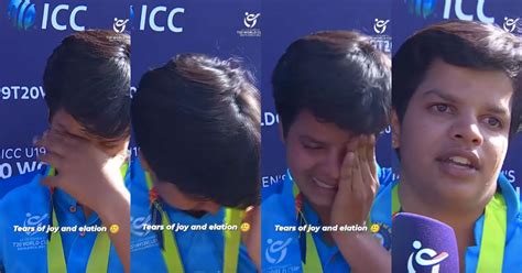 Watch Captain Shafali Verma Breaks Into Tears Of Joy As India Win