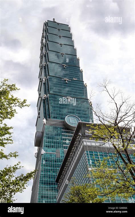 Taipei 101 In Taipei City Taiwan At 509 Meters It Is The Worlds