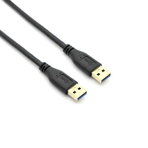 Pasow USB 3 0 Type A Male To A Male Adapte Cable Black 15 Feet