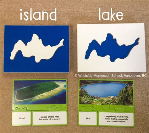 Exploring Land And Water Form Using Montessori Geography Materials