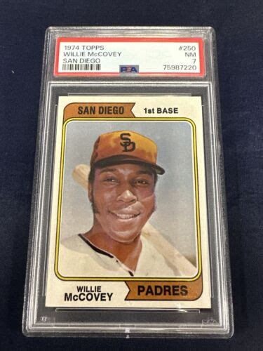 Topps Willie Mccovey Psa Ebay