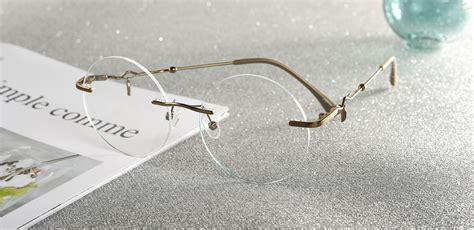 Erianne Rimless Prescription Glasses - Bronze | Women's Eyeglasses | Payne Glasses