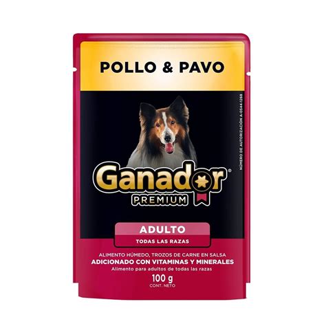 Alimento Para Perro Ganador Premium Adulto Pollo Pavo 100 G Walmart