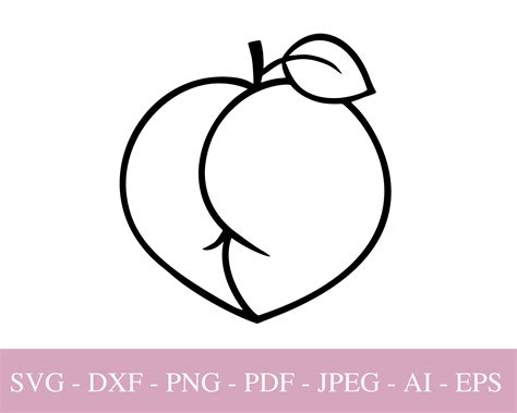 Funny Peach Clip Art