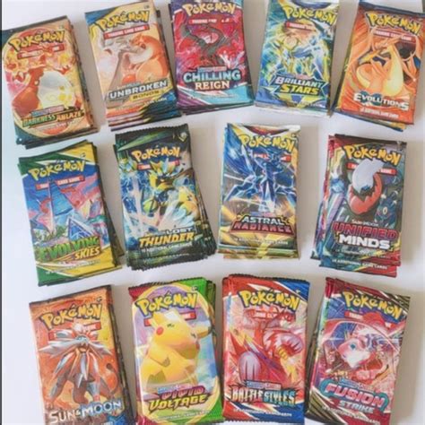 Promo Series Kartu Pokemon Trading Card Booster Pack Isi Pcs Pack