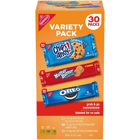 Nabisco Cookies Variety Pack 30 pack. - Walmart.com - Walmart.com