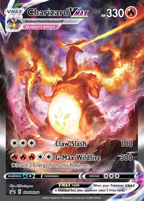 Pokemon Charizard VMAX Charizard V And Charizard Vstar