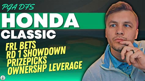 PGA DFS HONDA CLASSIC 2023 Ownership Leverage RD1 Showdown