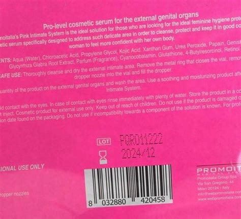 Pink Intimate System Promoitalia Beauty Personal Care Bath Body