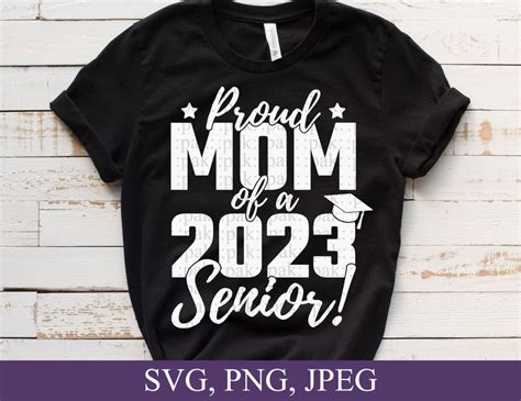 Proud Mom Of A 2023 Senior Svg Proud Mom Svg Senior Etsy