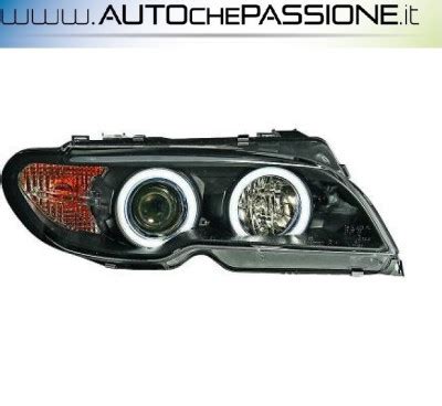 Coppia Fanali Neri Angel Eyes Ccfl Bmw Serie E Cod