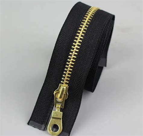 FREE SHIPPING No 5 Split Metal Zipper With Black Colour 5 70cm Copper