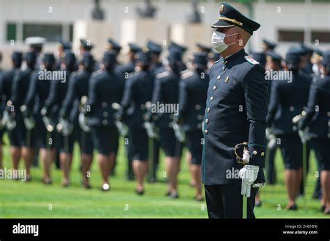 Newly Promoted Police Officers Participate In Their Promotion Ceremony