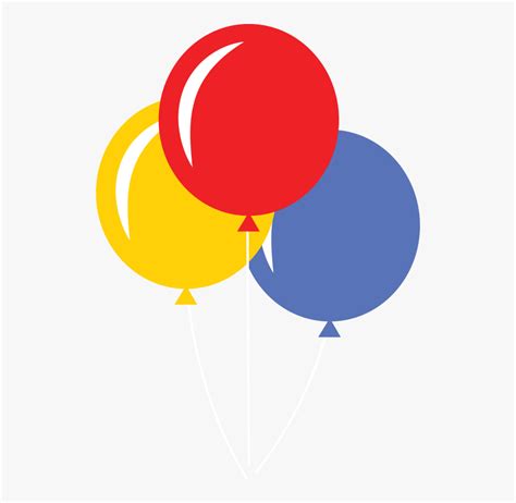 Red Yellow Blue Balloons Png, Transparent Png , Transparent Png Image ...