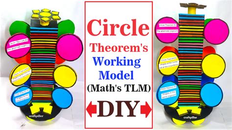 How To Make Working Model To Demonstrate Circle Theorems Maths Project Tlm Science