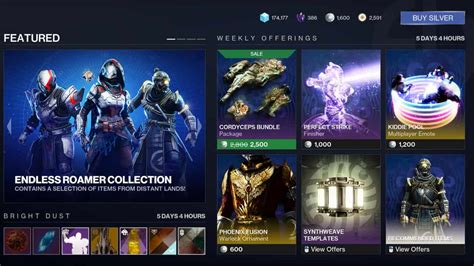 Whats In The Destiny Eververse Store This Week Videogamer