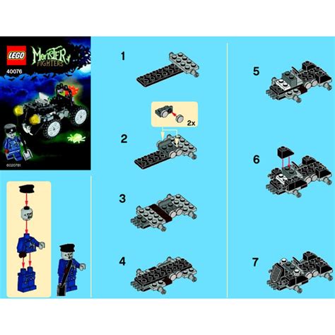 LEGO Zombie Car Set 40076 Instructions | Brick Owl - LEGO Marketplace