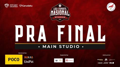 Pra Final Liga Esports Nasional Pelajar Main Studio Youtube