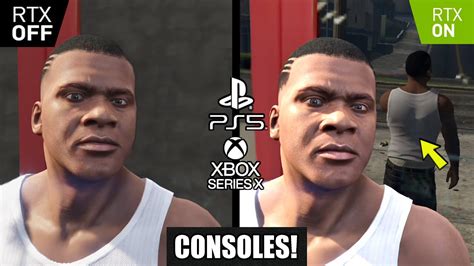 Gta 5 Raytracing On Vs Off Ps5 And Series X Youtube