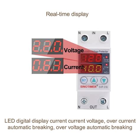 Sinotimer Svp Adjustable Self Resetting Over Voltage Under Voltage