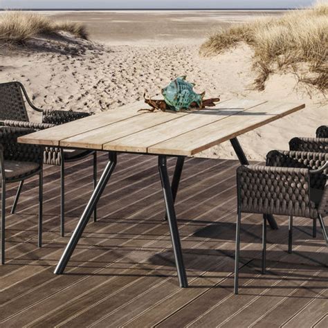 Table Contemporaine Teso Fischer M Bel En Teck En Stratifi