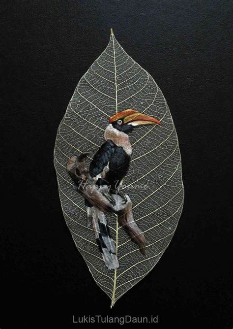 Painting on The Leaf Vein by LukisTulangDaun on DeviantArt