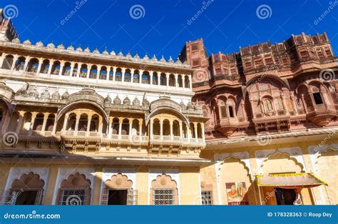 Mehrangarh Fort Medieval Architecture Details At Jodhpur Rajasthan