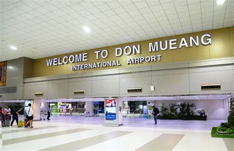 Don Mueang International Airport Bangkok Thailand Editorial Stock