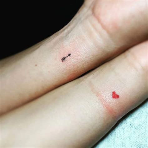 Heart And Arrow Couple Tattoos By Nicaragua Tattoos Coupletattoos