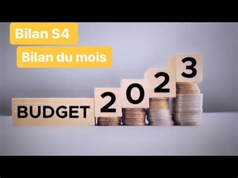 Bugdet 77 JUILLET Bilan Dernière Semaine Et Du Mois budget