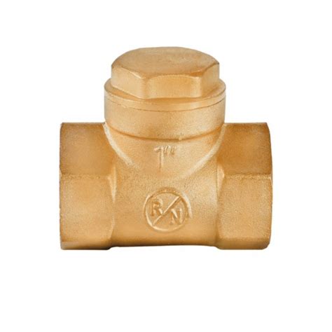 Rn Forged Brass Horizontal Check Valve