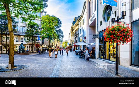 Luxembourg city shopping hi-res stock photography and images - Alamy